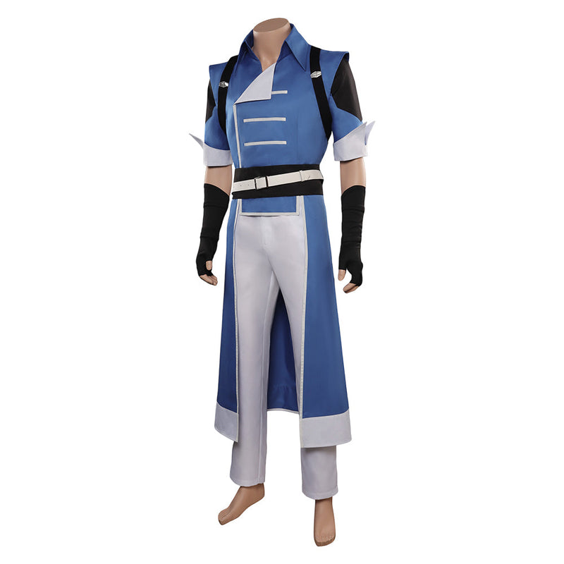 Castlevania: Nocturne Richter Belmont Blue Outfits Halloween Carnival Costume