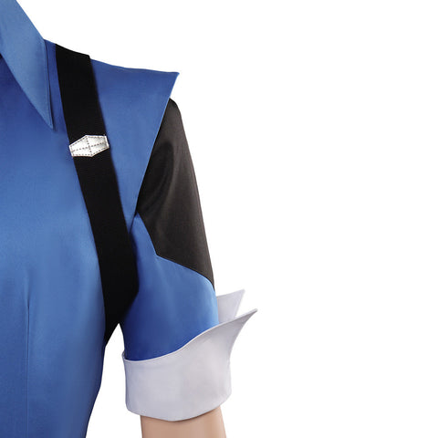 Castlevania: Nocturne Richter Belmont Blue Outfits Halloween Carnival Costume