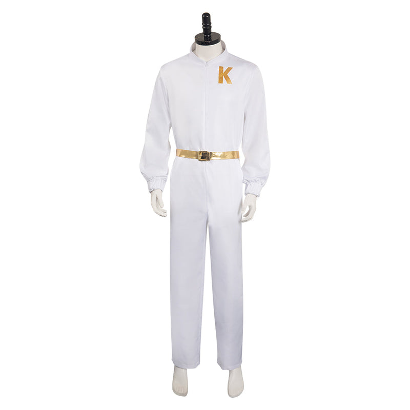 SeeCosplay 2023 Movie Ken White Dancing Suit for Halloween Carnival Cosplay Costume