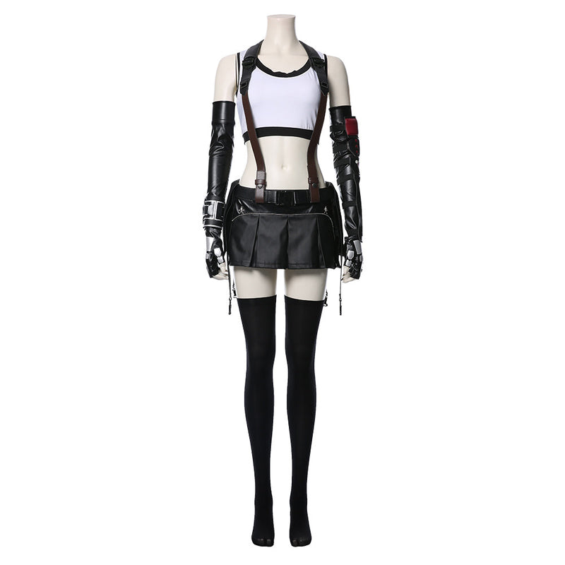 SeeCosplay Final Fantasy VII FF7 Remake Tifa Lockhart Cosplay Costume Full Set Game Costume Outfits