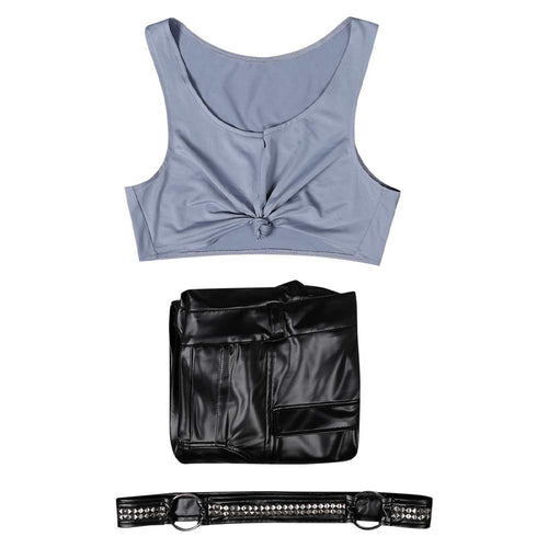 Cyberpunk 2077: Costume Judy Alvarez Women Black Outfit Party Halloween Cosplay Costume For Adult Female