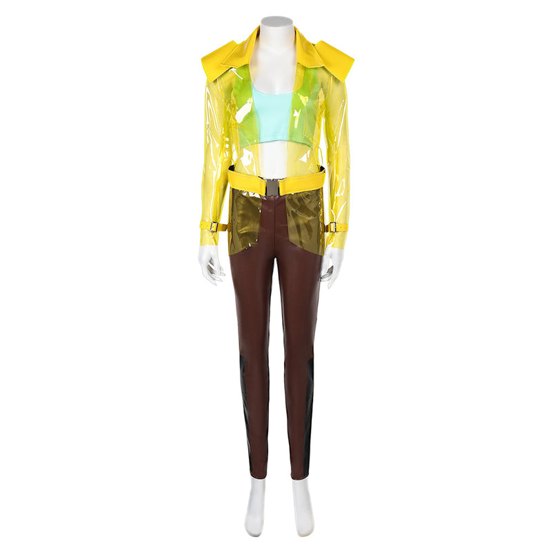 SeeCosplay Cyberpunk 2077 Costume  Lark Women Yellow Outfit Party Carnival Halloween Cosplay Costume Female