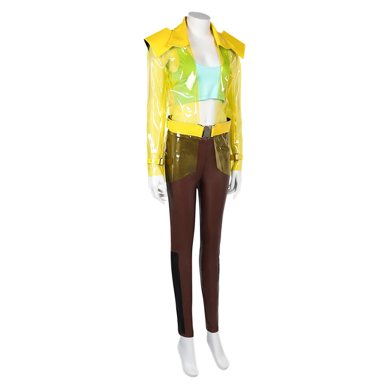 SeeCosplay Cyberpunk 2077 Costume  Lark Women Yellow Outfit Party Carnival Halloween Cosplay Costume Female