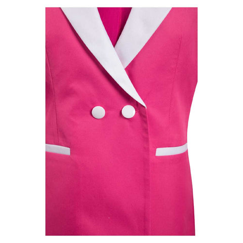 SeeCosplay BarB Pink Style Movie Pink Uniform Skirt Outfits Halloween Carnival Suit Cosplay Costume BarBStyle