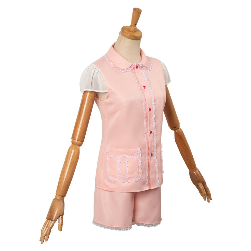 SeeCosplay 2023 Doll Movie Sleepwear Two-Pieces Pajamas Costumes for Halloween Carnival Cosplay Costume