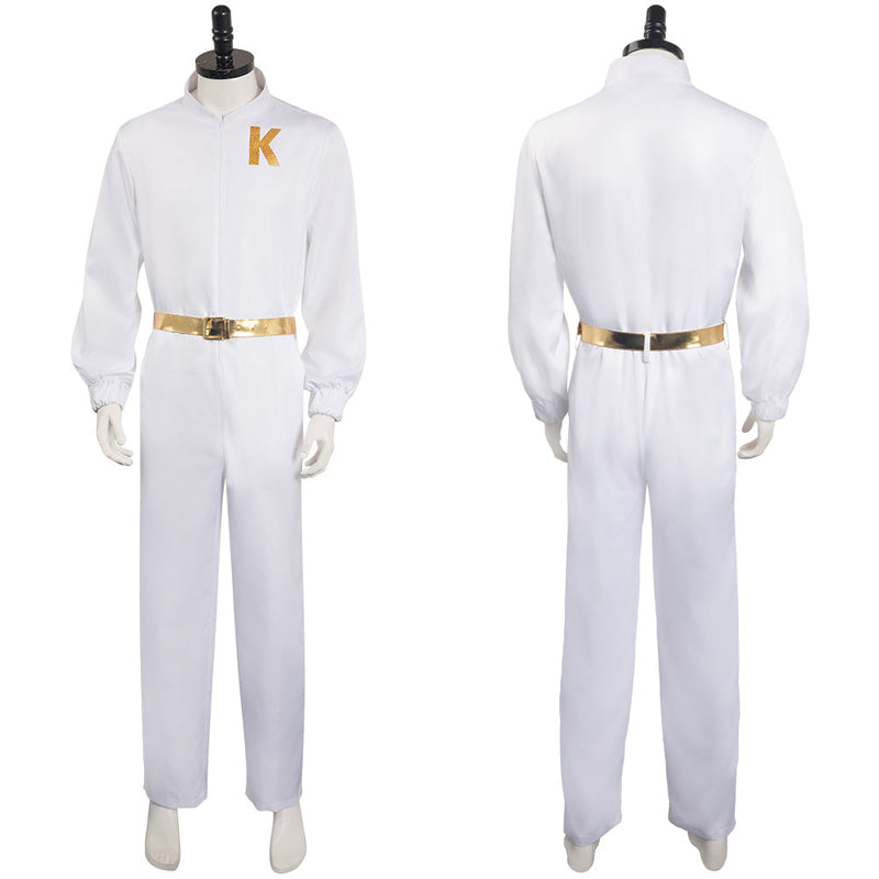 SeeCosplay 2023 Movie Ken White Dancing Suit for Halloween Carnival Cosplay Costume