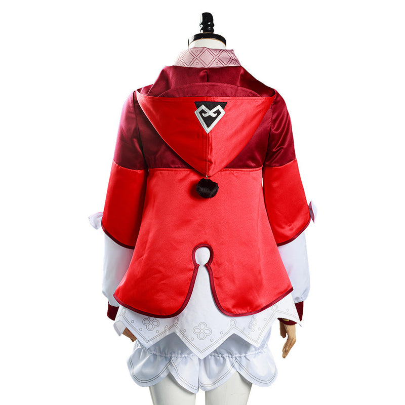 SeeCosplay Game Genshin Impact Klee Coat Hat Costume Outfits for Halloween Carnival Suit Cosplay Costume Female