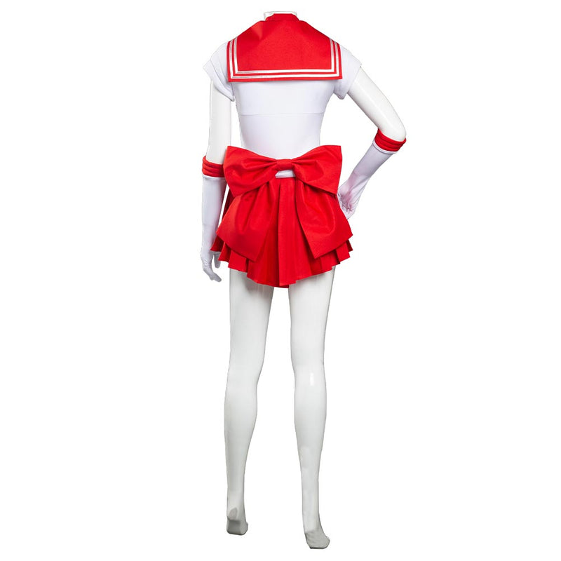 SeeCosplay Sailor Moon Hino Rei Uniform Dress Outfits Halloween Carnival Suit Cosplay Costume Female