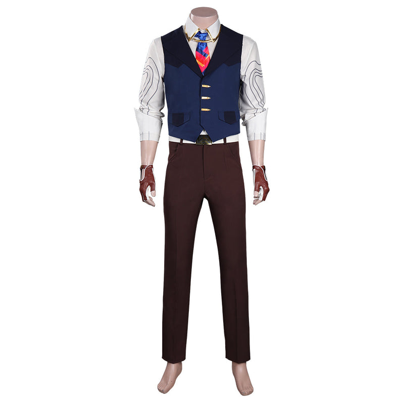 [All Sizes In Stock] VALORANT: Chamber Vest Outfits Halloween Carnival Suit Cosplay Costume