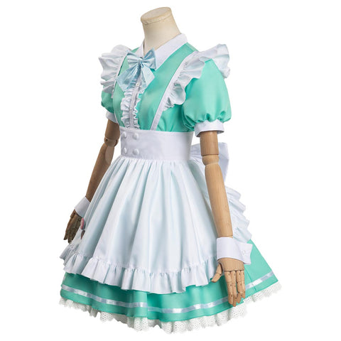 Anime BOCCHI THE ROCK Gotou Hitori Maid Dress Outfits Halloween Carnival Cosplay Costume Female