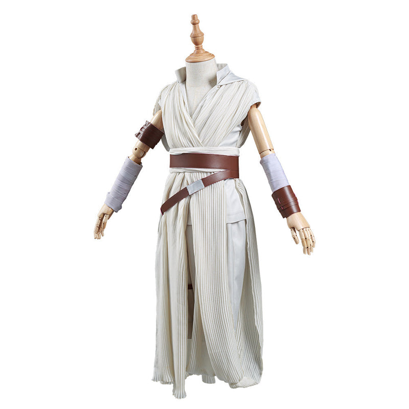 [All Sizes In Stock] The Rise of Skywalker Rey Kids Children Costume Halloween Carnival Suit