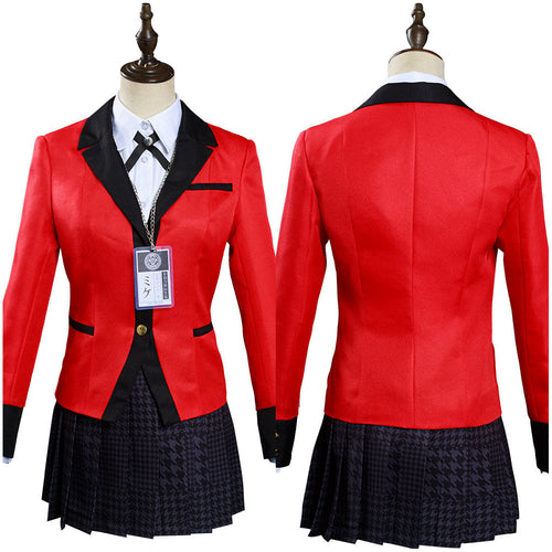 SieheCosplay Kakegurui: Zwanghafter Spieler Jabami Yumeko/Meari Saotome Halloween-Weihnachts-Cosplay-Kostüm