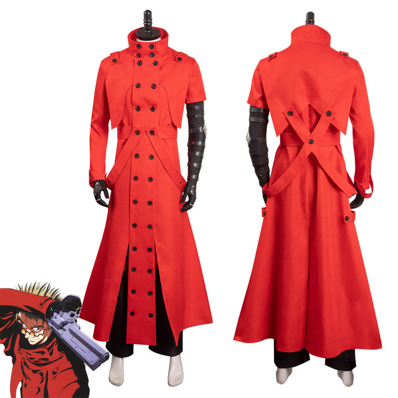 [All Sizes In Stock] TRIGUN: Vash the Stampede Cosplay Costume Outfits Halloween Carnival Party Disguise Suit