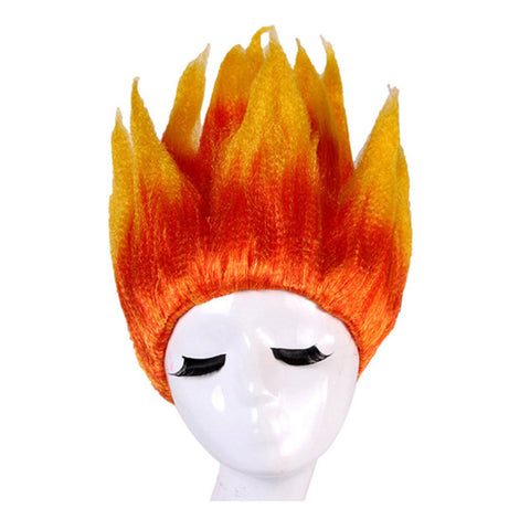 Elemental: Ember Lumen Kids Children Cosplay Wig Synthetic Hair Halloween Party Wig