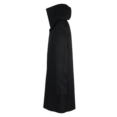 Eren Jaeger Black Cloak Outfits Party Halloween Cosplay Costume