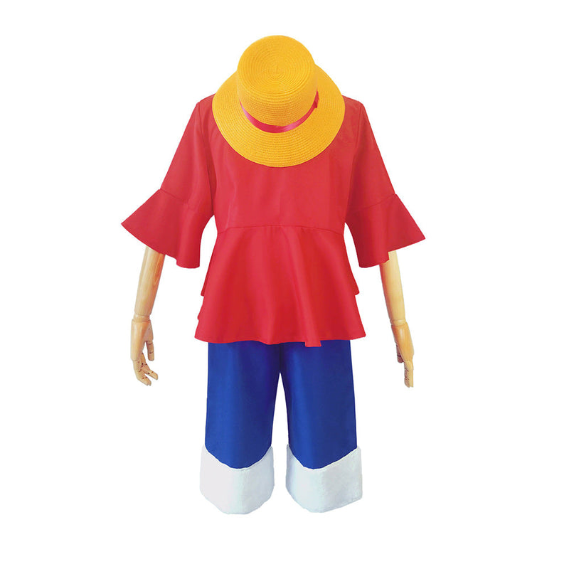 One Piece - Monkey D. Luffy Uniform Outfits Halloween Carnival Suit Cosplay Costume