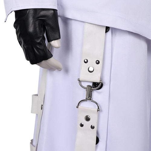 Final Fantasy:Costume Game Rufus Shinra White Outfit Halloween Costume