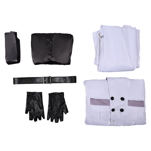 Final Fantasy:Costume Game Rufus Shinra White Outfit Halloween Costume