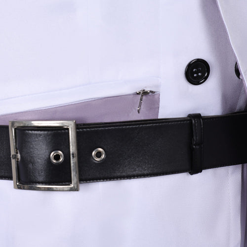 Final Fantasy:Costume Game Rufus Shinra White Outfit Halloween Costume