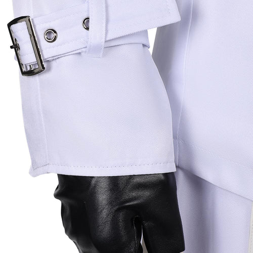 Final Fantasy:Costume Game Rufus Shinra White Outfit Halloween Costume