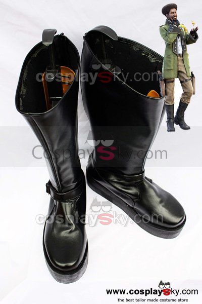 SeeCosplay Final Fantasy XIII Sazh Katzroy Cosplay Boots Shoes