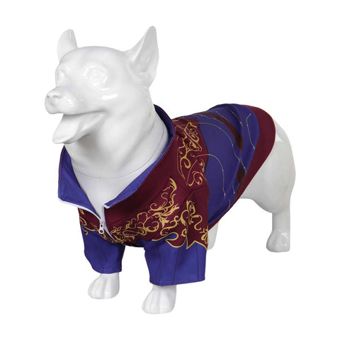 Game Baldurs Gate 3 Cosplay 2026 Astarion Purple Dogs Pet Outfits Cosplay Costume Halloween Carnival Suit