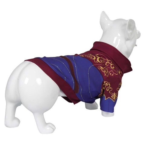 Game Baldurs Gate 3 Cosplay 2027 Astarion Purple Dogs Pet Outfits Cosplay Costume Halloween Carnival Suit
