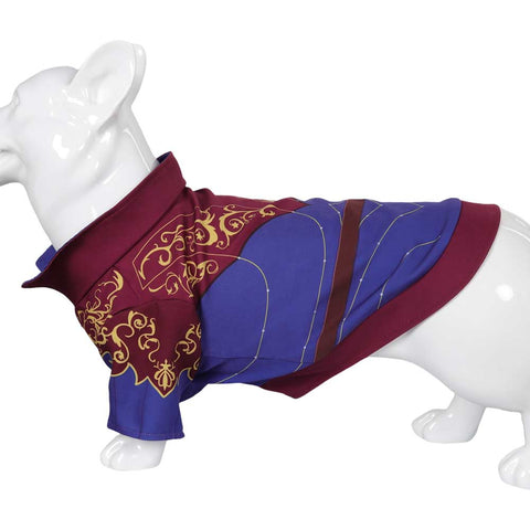 Game Baldurs Gate 3 Cosplay 2028 Astarion Purple Dogs Pet Outfits Cosplay Costume Halloween Carnival Suit