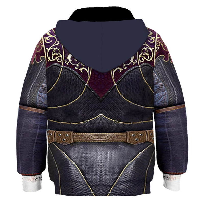 Game Baldurs Gate 3 Cosplay 3 Asdalen Hoodie 3D Printed Hooded Sweatshirt Children's Casual Streetwear Pullover