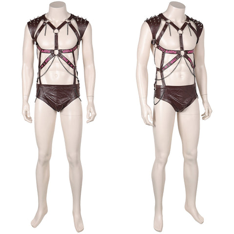 Game Baldurs Gate 3 Cosplay Astarion Brown Sexy Lingerie Outfits Cosplay Costume Halloween Carnival Suit