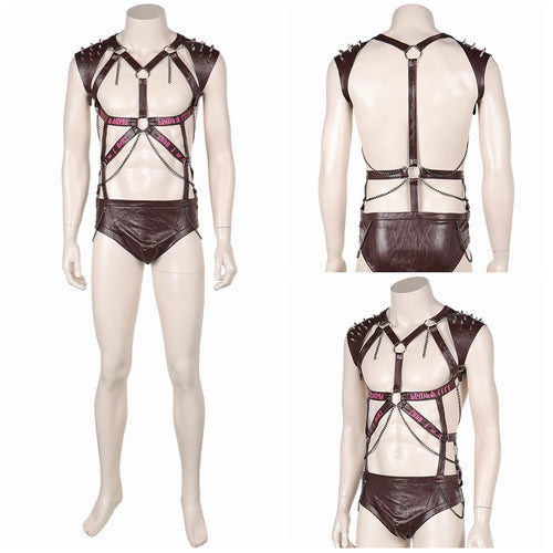 Game Baldurs Gate 3 Cosplay Astarion Brown Sexy Lingerie Outfits Cosplay Costume Halloween Carnival Suit