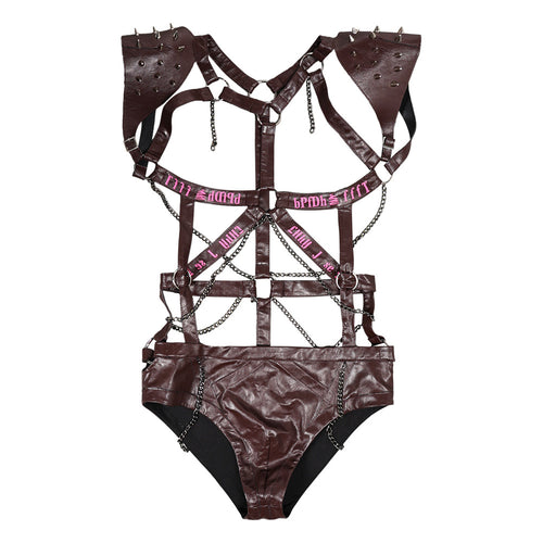 Game Baldurs Gate 3 Cosplay Astarion Brown Sexy Lingerie Outfits Cosplay Costume Halloween Carnival Suit