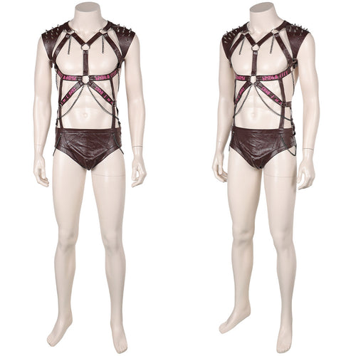 Game Baldurs Gate 3 Cosplay Astarion Brown Sexy Lingerie Outfits Cosplay Costume Halloween Carnival Suit