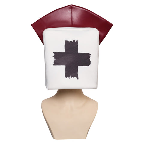 Game Dark Deception Reaper Nurse White Hat Cosplay Accessories Halloween Carnival Props