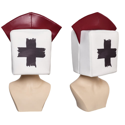 Game Dark Deception Reaper Nurse White Hat Cosplay Accessories Halloween Carnival Props