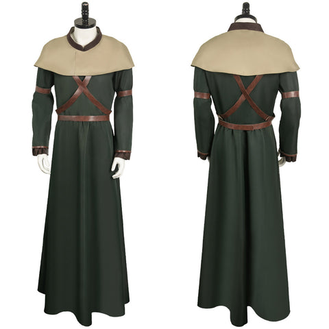 Game Dragon's Dogma II (2024) Mage Green Set Outfits Cosplay Costume Halloween Carnival Suit