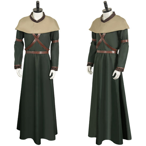 Game Dragon's Dogma II (2024) Mage Green Set Outfits Cosplay Costume Halloween Carnival Suit