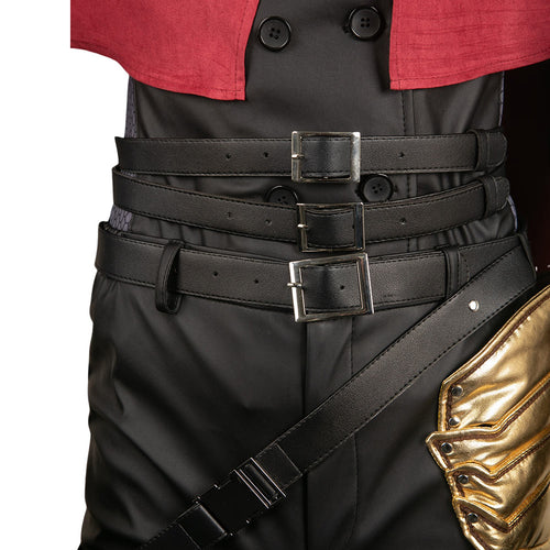 Game Final Fantasy Vincent Valentine Red Set Outfits Cosplay Costume Halloween Carnival Suit