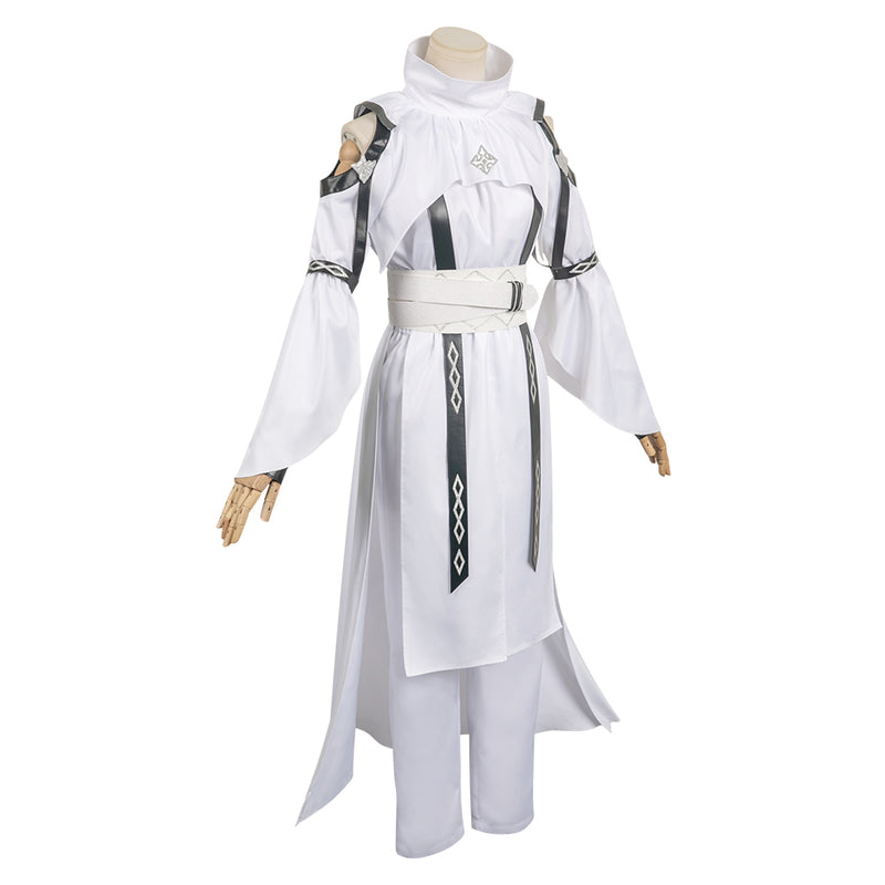 Game Final Fantasy White Limbo Chiton Of Healing Pandæmonium Set Outfits Cosplay Costume Halloween Carnival Suit