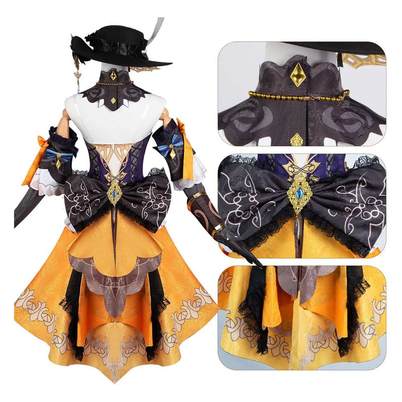 SeeCosplay Game Genshin Impact Navia Women Skirt for Halloween Carnival Cosplay Costume Costume Outfits Female