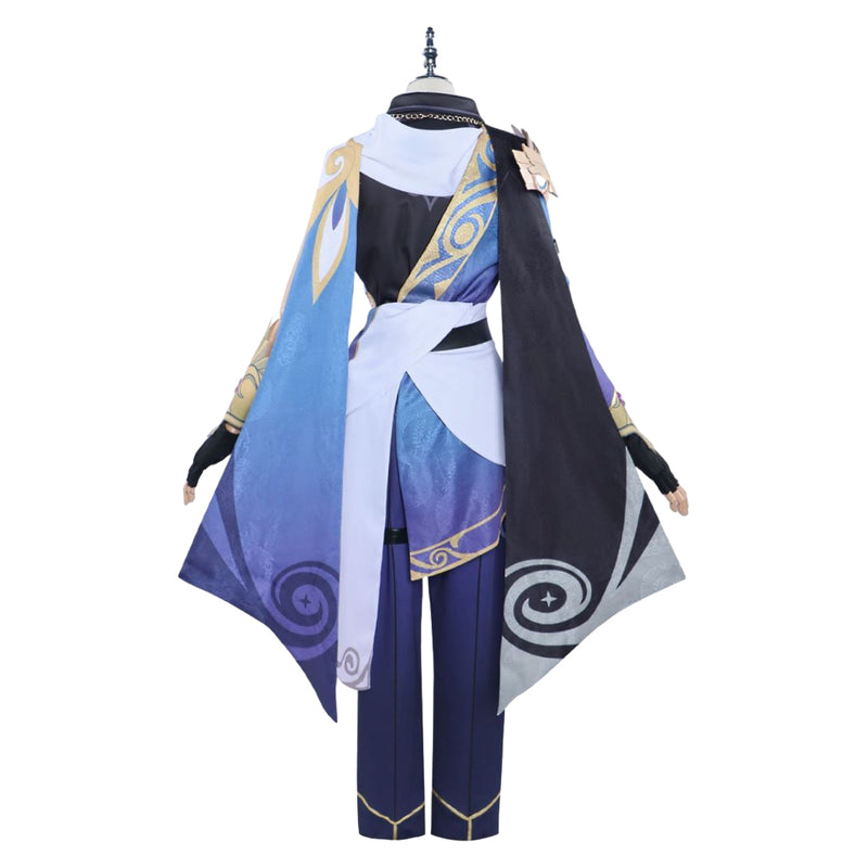 Game Honkai: Star Rail 2023 Professor Veritas Ratio Blue Set Outfits Cosplay Costume Halloween Carnival Suit