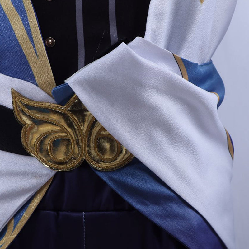 Game Honkai: Star Rail 2023 Professor Veritas Ratio Blue Set Outfits Cosplay Costume Halloween Carnival Suit