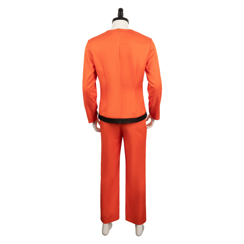 Game Lethal Company 2024 Orange Protection Garment Set Outfits Cosplay Costume Halloween Carnival Suit