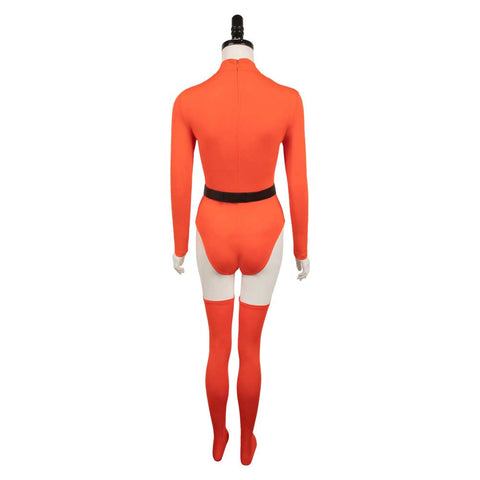 Game Lethal Company Orange Sexy Jumpsuit Protective Outfits Cosplay Costume Halloween Carnival Suit