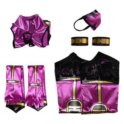 Game Mortal Kombat 9 Mileena Purple Sexy Outfits Cosplay Costume Halloween Carnival Suit