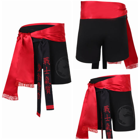 SeeCosplay Game Mortal Kombat Johnny Cage Trousers Carnival Halloween Costume