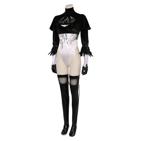 Game NieR:Automata 2B sexy jumpsuit Cosplay Costume Outfits Halloween Carnival Suit 