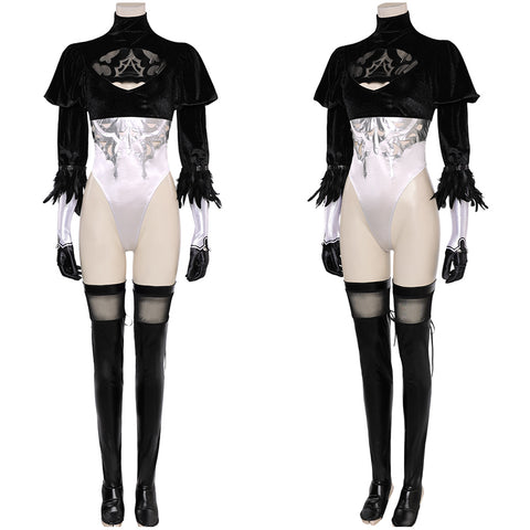 Game NieR:Automata 2B sexy jumpsuit Cosplay Costume Outfits Halloween Carnival Suit 