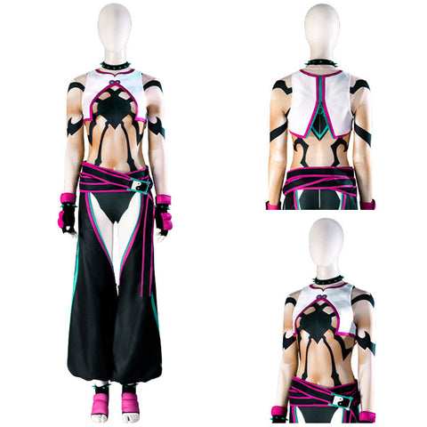SeeCosplay Game Street Fighter Han Juri Girls Women Jumpsuit Outfits Party Carnival Halloween Cosplay Costume Female