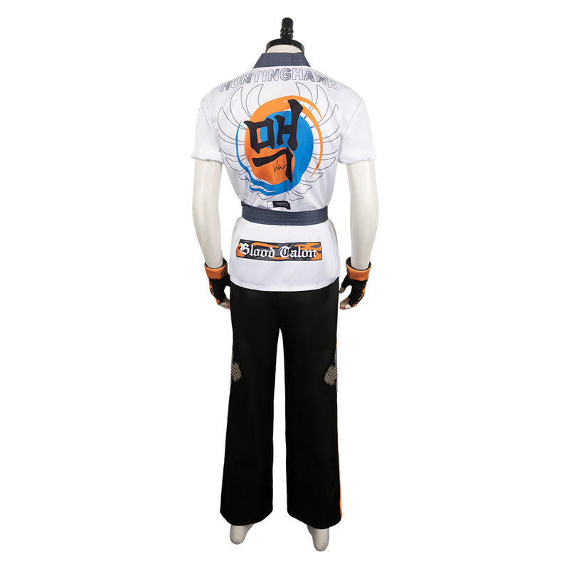 Game Tekken8 Hwoarang White Set Outfits Cosplay Costume Halloween Carnival Suit